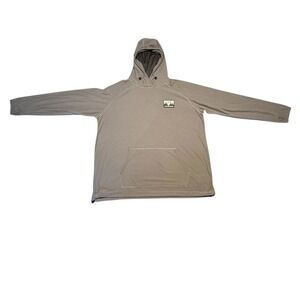 Ford‎ Bronco Official Men's Gray Grided Fleece Pullover Hoodie jacket Size XL